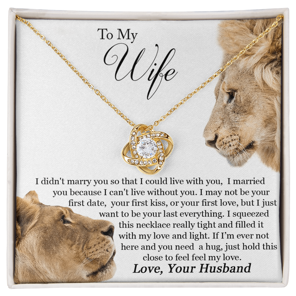 To My Wife - I Can't Live Without You - Love, Husband