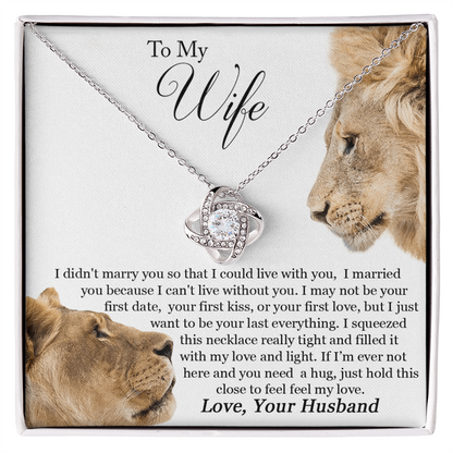 To My Wife - I Can't Live Without You - Love, Husband