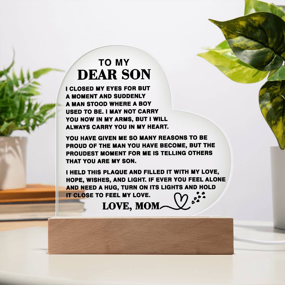 To My Son - Love, Mom