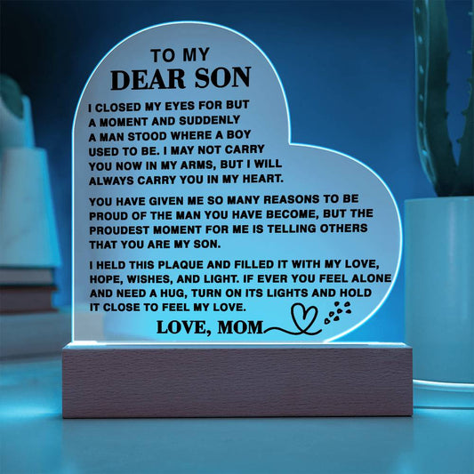 To My Son - Love, Mom