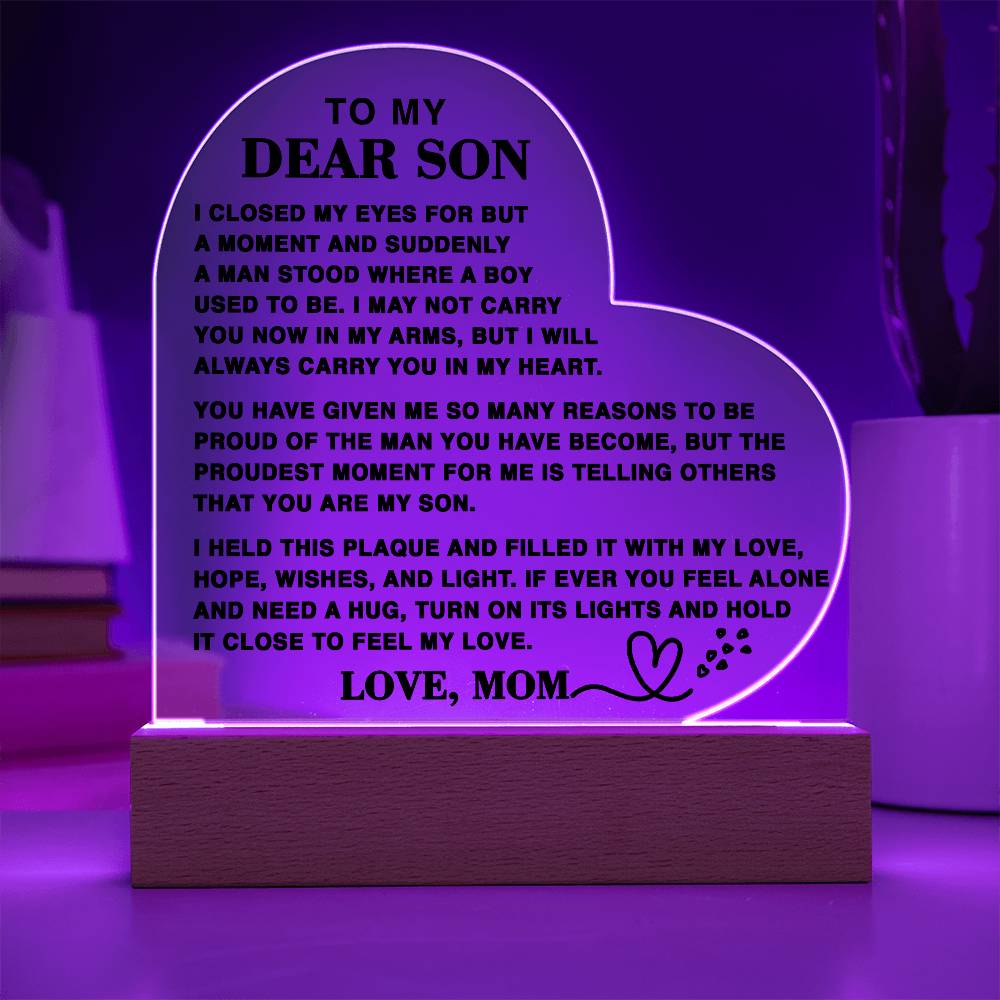 To My Son - Love, Mom