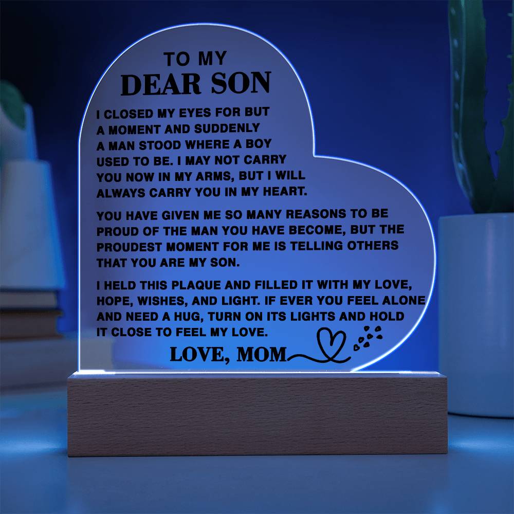 To My Son - Love, Mom