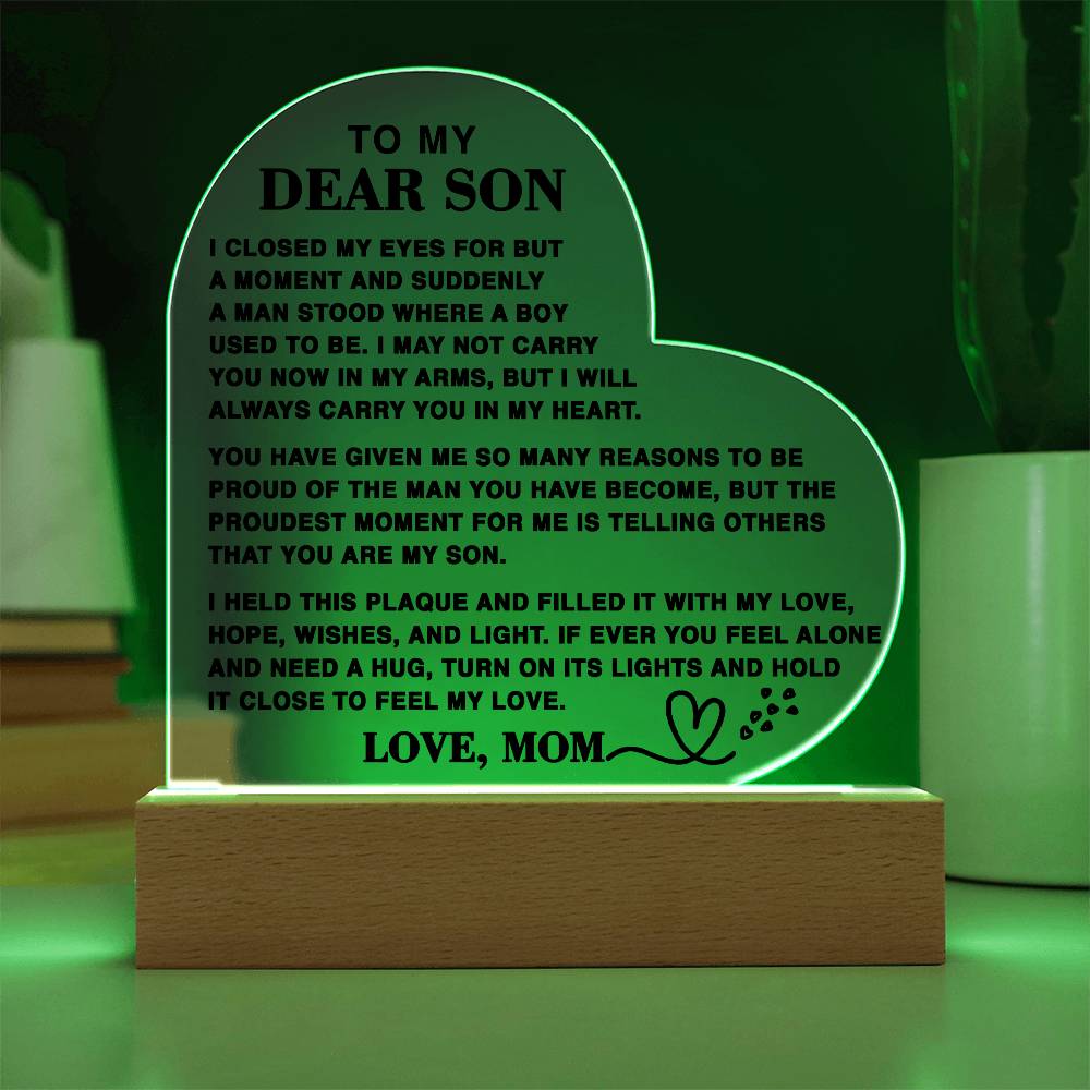 To My Son - Love, Mom