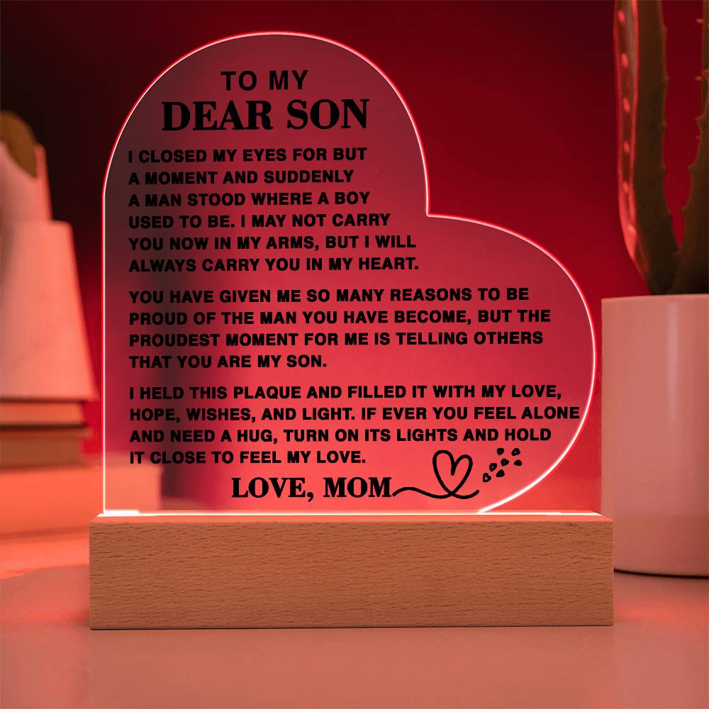 To My Son - Love, Mom