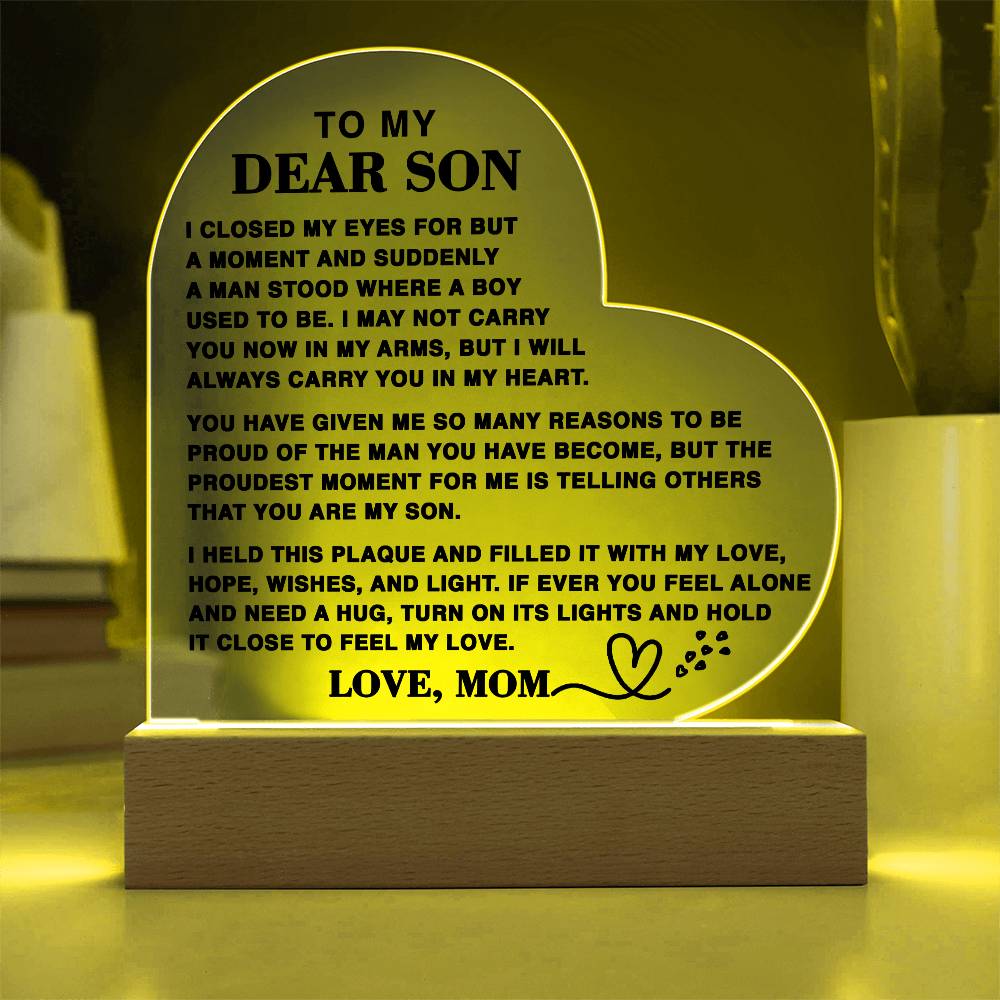 To My Son - Love, Mom